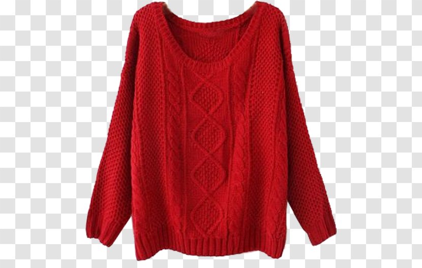 T-shirt Sweater Vest Crew Neck Cardigan - Fashion - Red Undershirt Transparent PNG