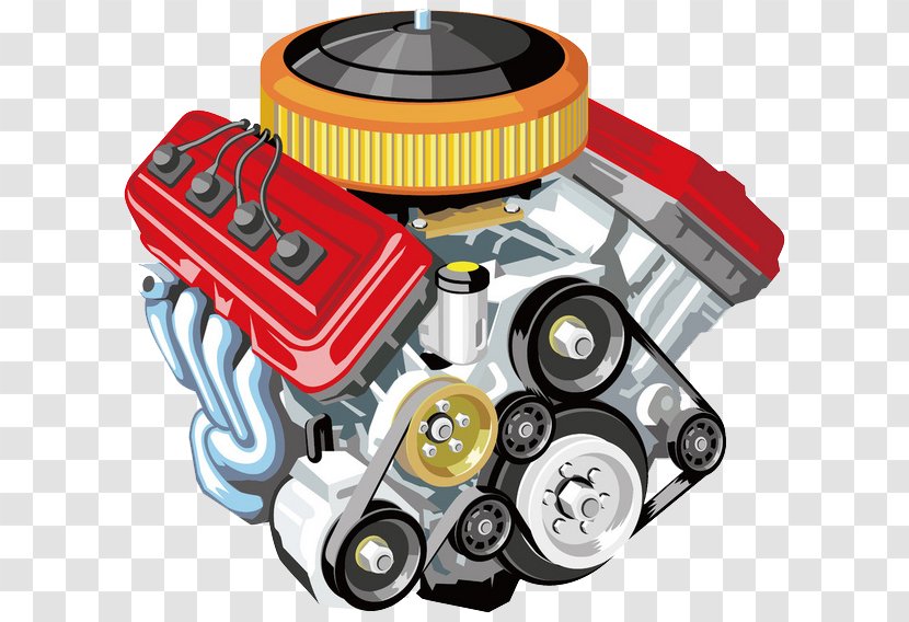 Car Automotive Engine Illustration - Vehicle Transparent PNG