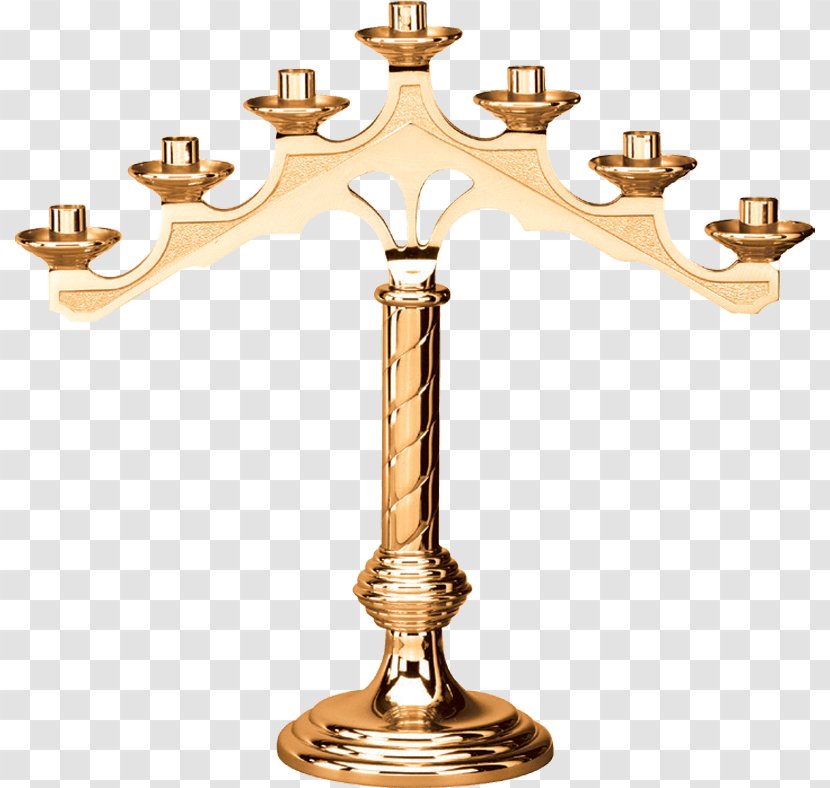 Henninger's Bronze Candlestick Processional Cross - Religion - Altar Transparent PNG