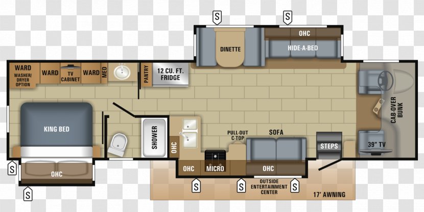 Floor Plan Campervans Jayco, Inc. Caravan Price - Car Dealership - Class Of 2018 Transparent PNG