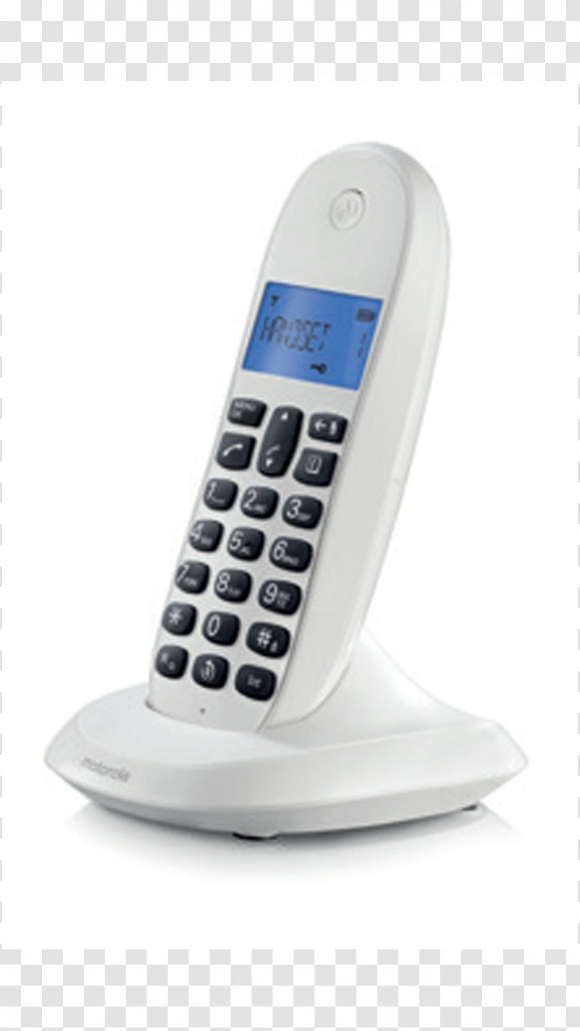 Cordless Telephone Home & Business Phones Mobile Digital Enhanced Telecommunications - Answering Machines - Motorola Transparent PNG