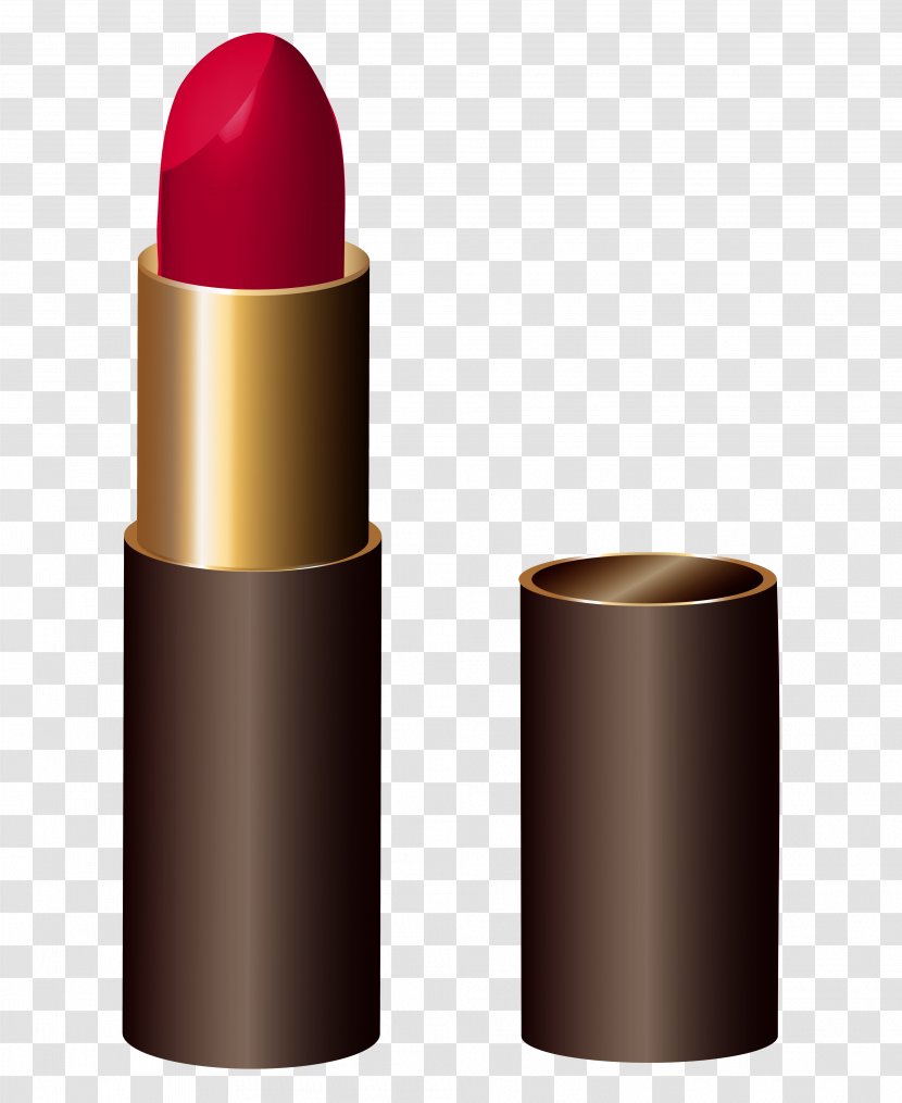 Cosmetics Lipstick Clip Art - Color - Red Clipart Image Transparent PNG