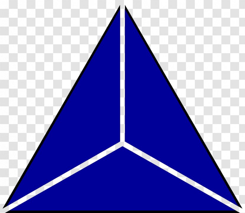 Cone Shape Three-dimensional Space Clip Art - Triangle Blue Transparent PNG