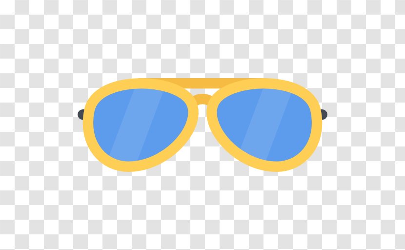 Goggles Sunglasses - Orange Transparent PNG