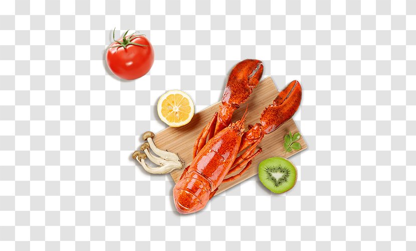 American Lobster Palinurus Food Vegetable - The On Cutting Board Transparent PNG