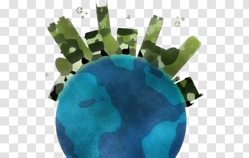 Turquoise Turquoise Earth World Circle Transparent PNG