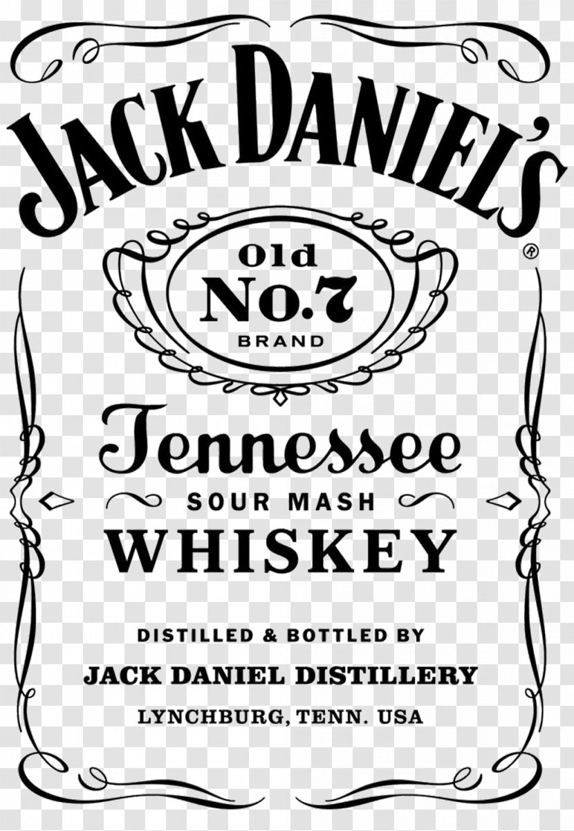 Jack Daniel's Rye Whiskey Logo - Wall Decal - Daniels Transparent PNG