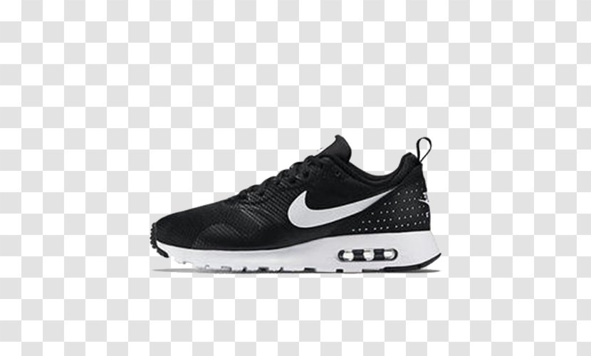 Air Force Nike Max Sneakers Shoe - Flywire - Simple Black Shoes Transparent PNG