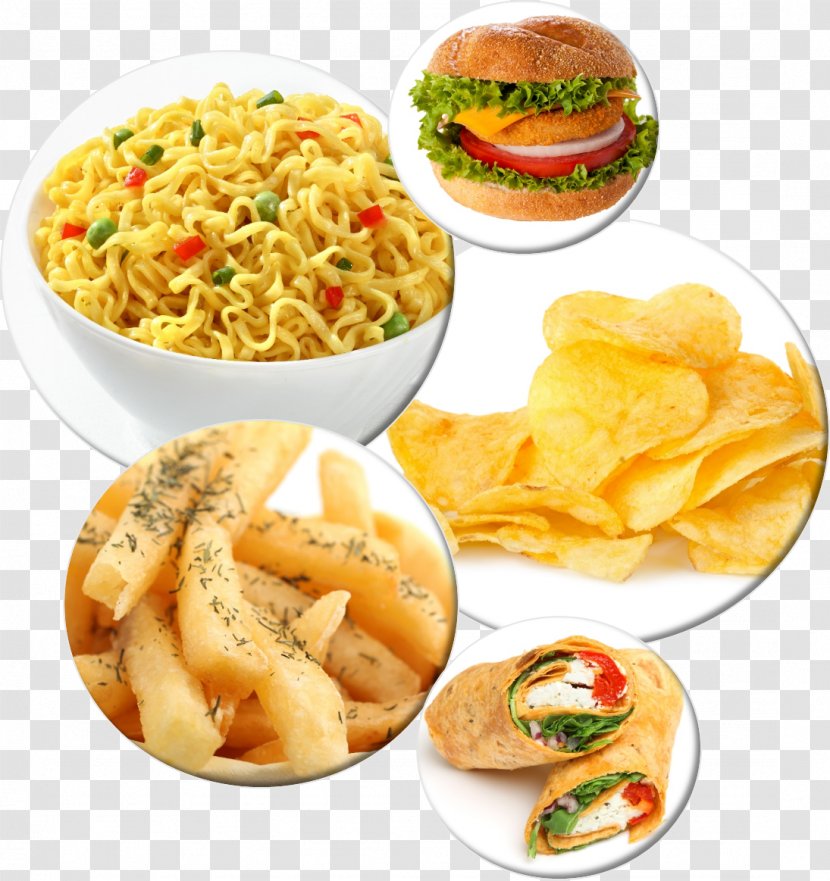 French Fries Junk Food Lunch Vegetarian Cuisine - Breakfast Transparent PNG