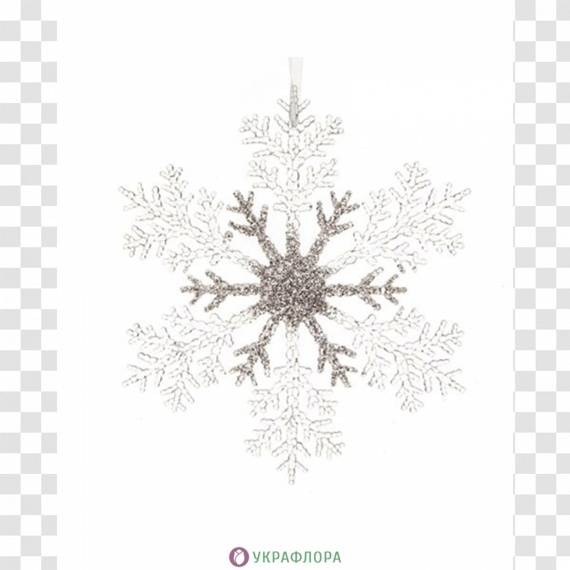 Christmas Tree Day Snowflake Silver Decoration - Ornament Transparent PNG