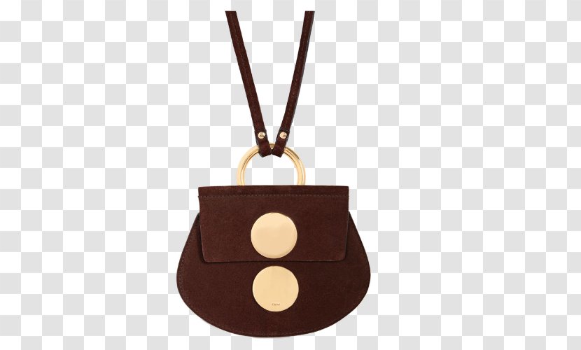 Chanel Chloxe9 Handbag Gucci - Calfskin - Metal Buckle Decorated Brown Suede Shoulder Bag Lady Transparent PNG