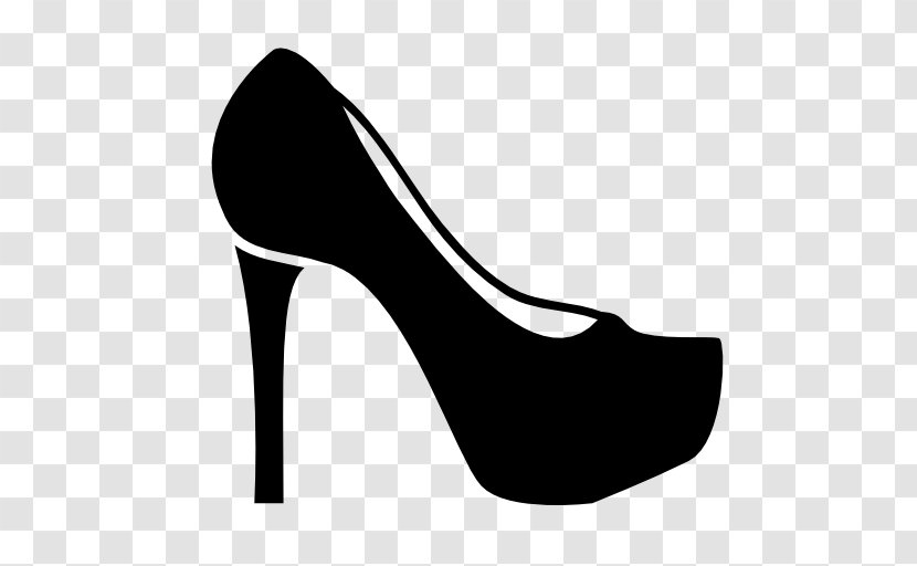 Stiletto Heel High-heeled Shoe Clothing - Black - Cinderella Transparent PNG