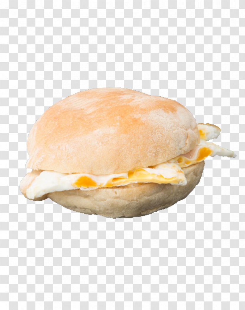 Breakfast Sandwich Egg Fried Bacon - Bun Transparent PNG
