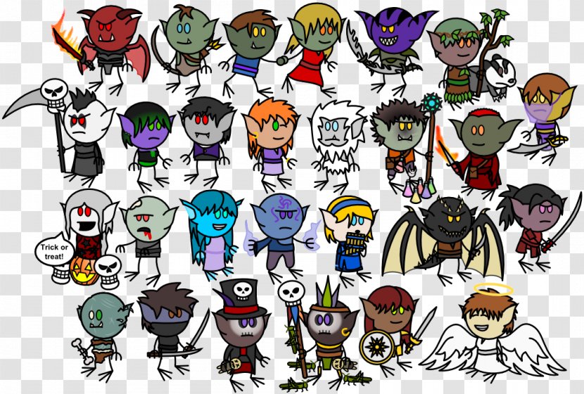 Fan Art The Order Of Stick Fiction - Cartoon - Ghost And Goblins Transparent PNG