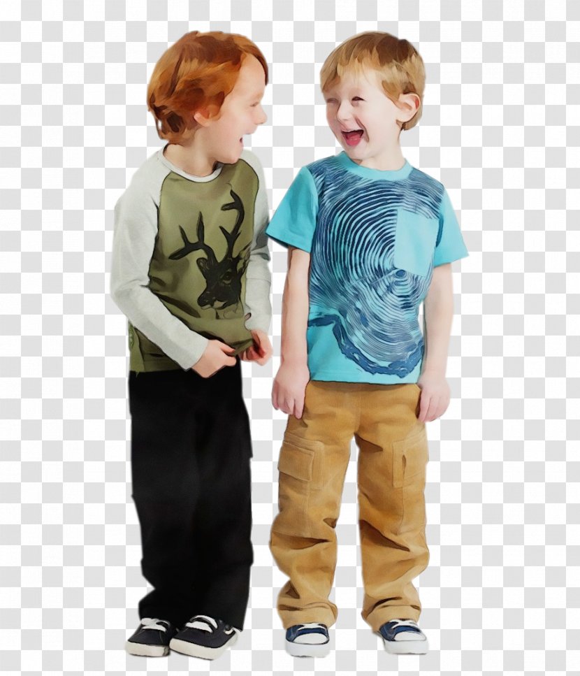 Clothing T-shirt Standing Child Male - Toddler Sleeve Transparent PNG