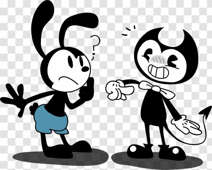 Oswald The Lucky Rabbit Bendy And Ink Machine Mickey Mouse Felix Cat Epic - Meet Transparent PNG