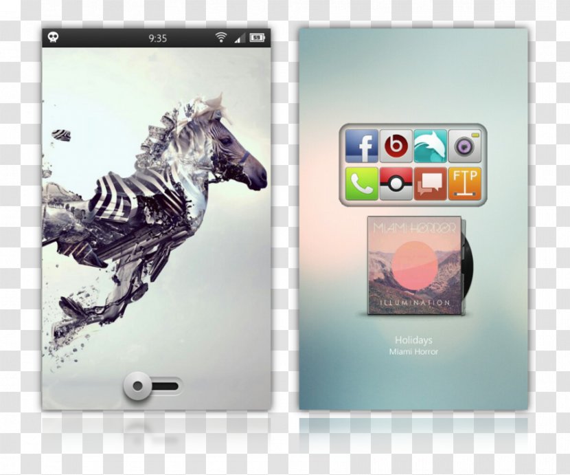 Graphic Design Desktop Wallpaper - Portable Communications Device Transparent PNG