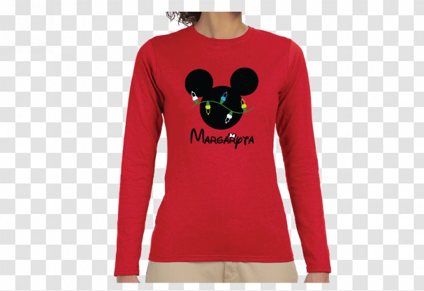 T-shirt Minnie Mouse Mickey Hoodie - Tshirt Transparent PNG