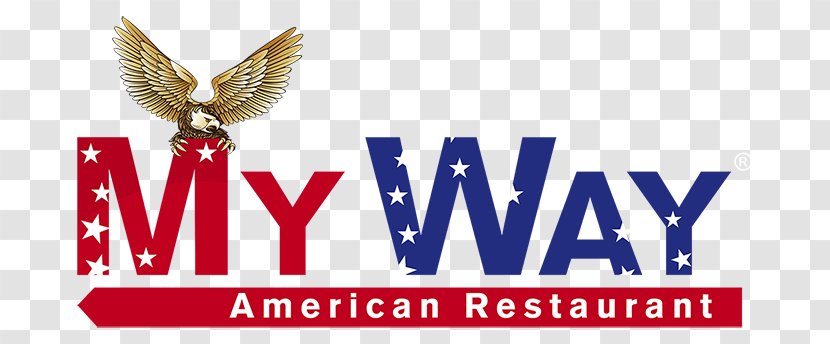 My Way American Restaurant Cuisine Logo Patín - Burguers Transparent PNG
