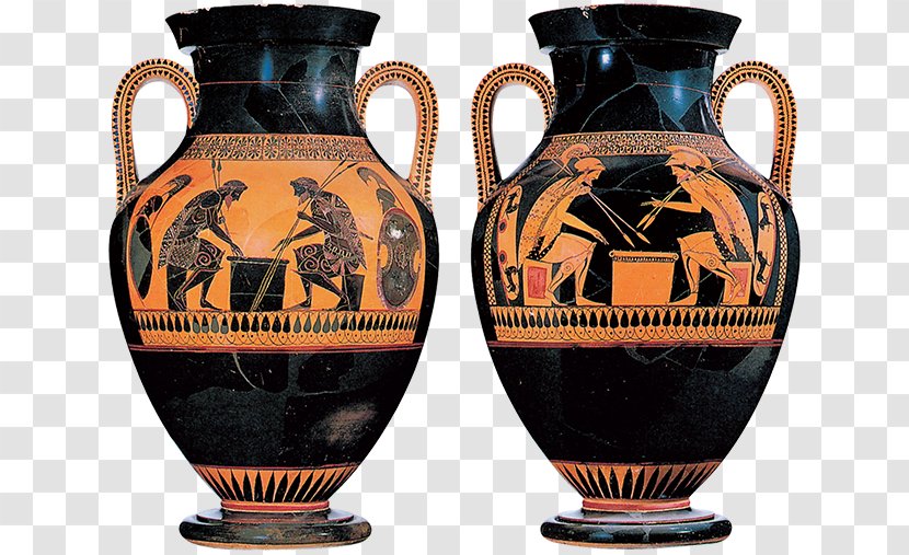 Archaic Greece Ancient Vase Red-figure Pottery Black-figure - Greek Art Transparent PNG