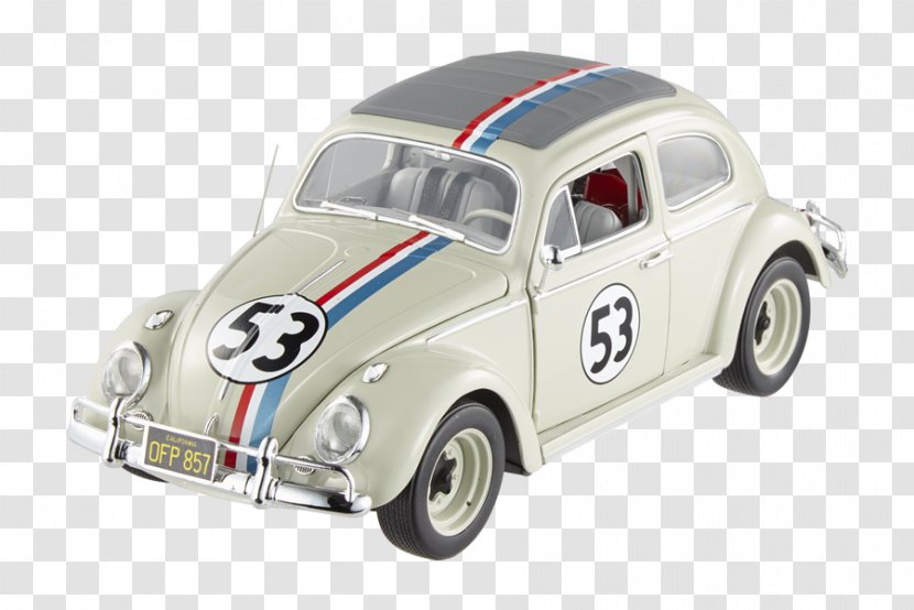 Herbie Car Volkswagen Beetle Die-cast Toy Hot Wheels Transparent PNG