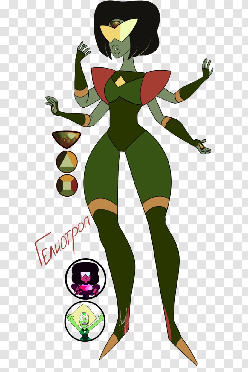 Drawing Peridot Rose Quartz - Mythical Creature - Gemstone Transparent PNG