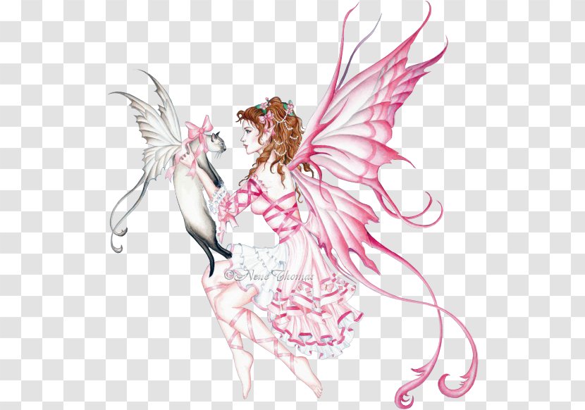 Cat Fairy Tale Kitten Angel - Fictional Character Transparent PNG