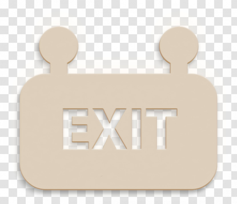 Signs Icon Exit Icon Exit Sign Icon Transparent PNG