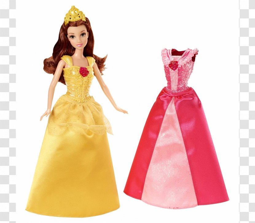 Belle Rapunzel Merida Cinderella Princess Aurora - Doll Transparent PNG