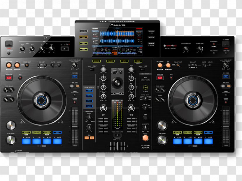 Pioneer DJ Disc Jockey Controller XDJ-RX Audio Mixers - Receiver - Dj Transparent PNG