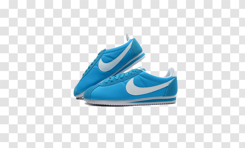 Nike Cortez Sneakers Moscow Shoe - Retail - Blue Couple Transparent PNG