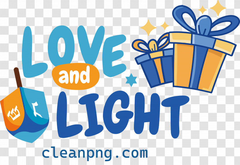 Happy Hanukkah Love Light Transparent PNG