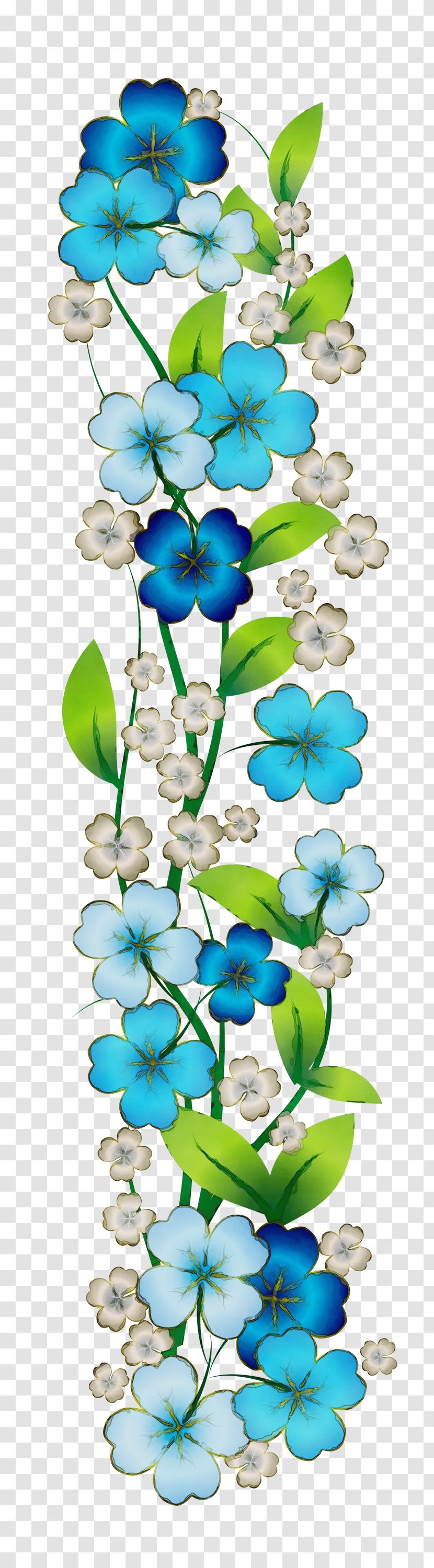 Clip Art Blue Flower Rose - Petal - Floral Design Transparent PNG