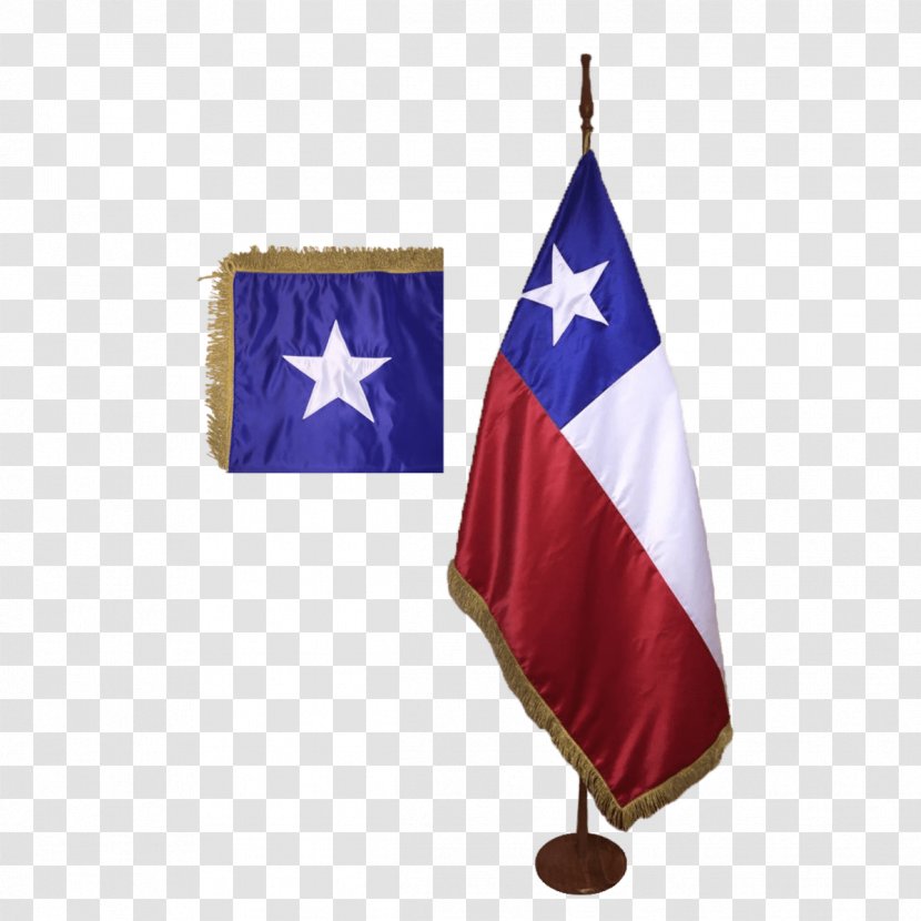Flag Of Chile Satin Embroidery - Meter - Panama Bandera De Transparent PNG