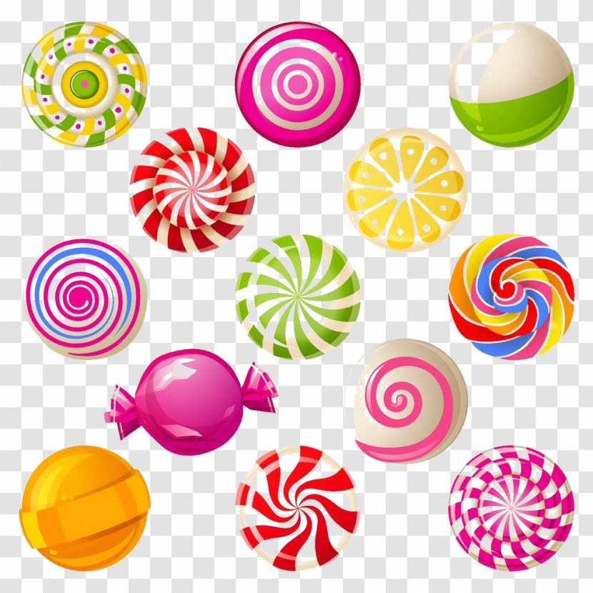 Lollipop Candy Cane Stick Cotton - Sweetness - Caitang Party Transparent PNG