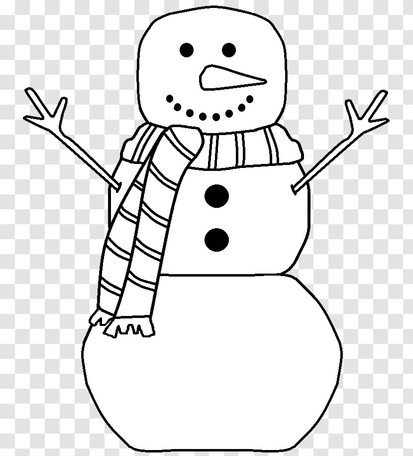 Black And White Snowman Free Content Clip Art - Happiness - Snow Men Pictures Transparent PNG