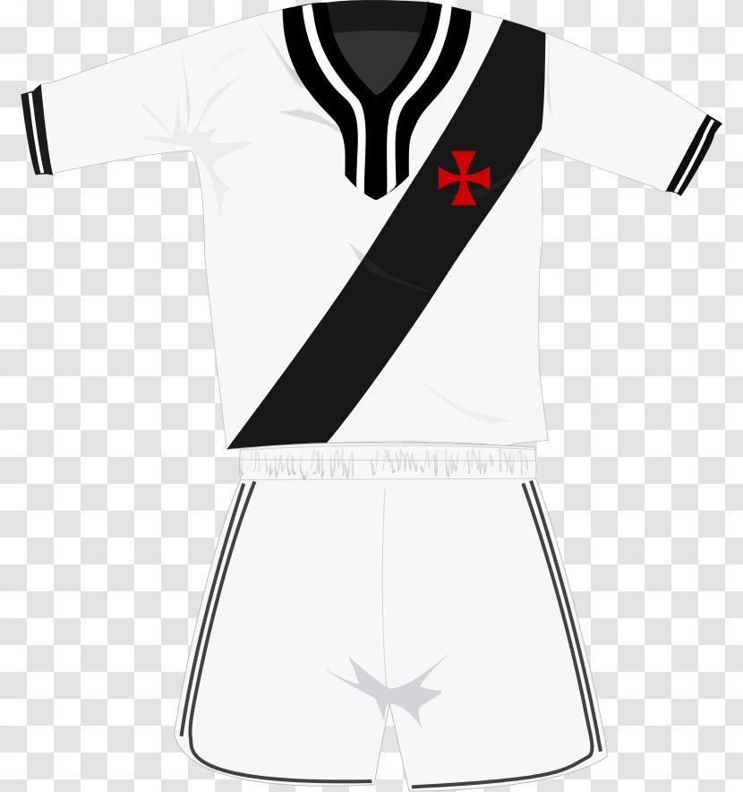 CR Vasco Da Gama Uniform T-shirt Sleeve - Diego Souza - Shirt Transparent PNG