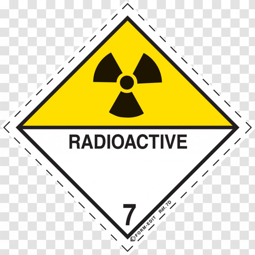 Dangerous Goods HAZMAT Class 7 Radioactive Substances Label 9 Miscellaneous Hazard Symbol - Hazardous Waste - 7d Transparent PNG