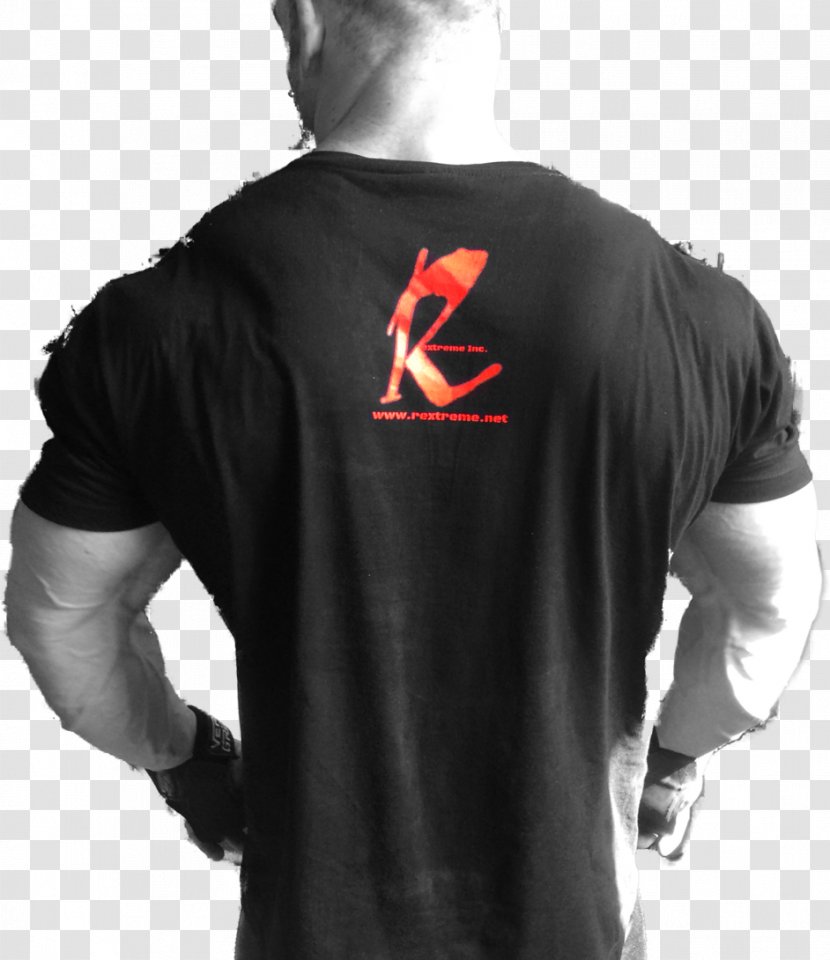 T-shirt Shoulder Black M Font - Active Shirt Transparent PNG