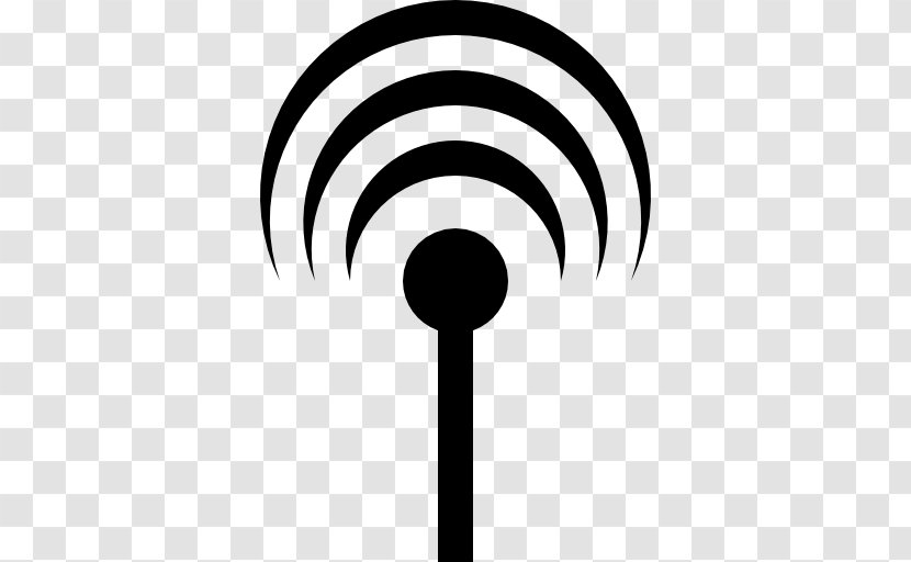 Aerials Telecommunications Tower Mobile Phones - Monochrome - Symbol Transparent PNG