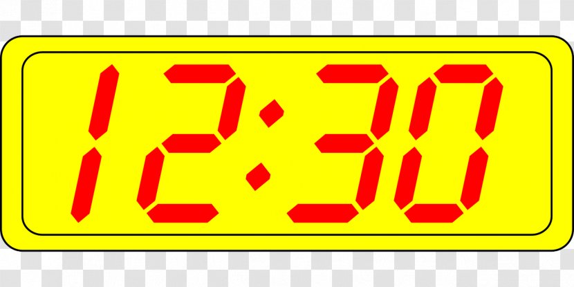 Digital Clock Alarm Clocks Clip Art - Green Transparent PNG