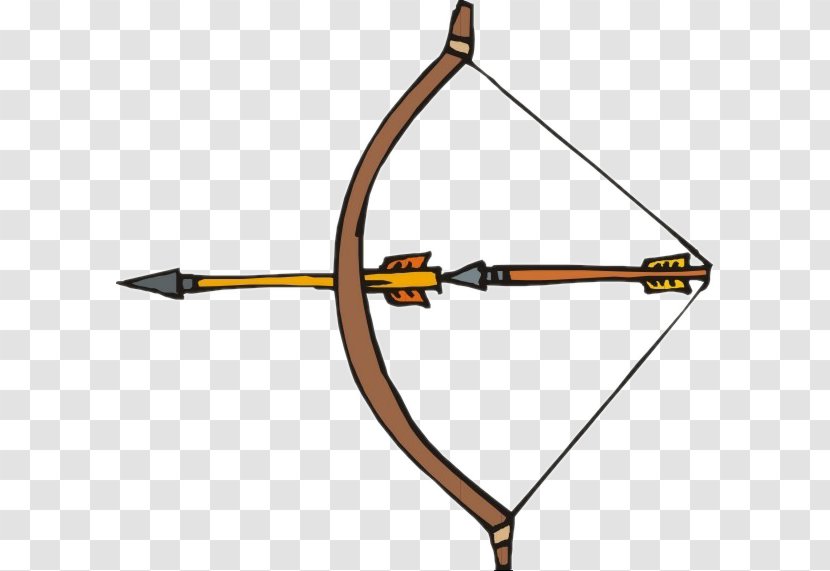 Target Archery Bow And Arrow - Yellow - Arc Transparent PNG