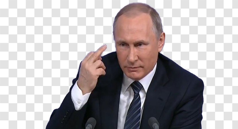Vladimir Putin President Of Russia Neujahrsansprache Politician - Suit Transparent PNG