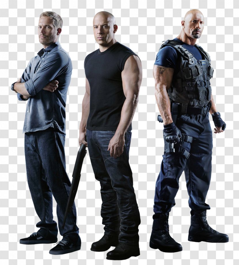 Dominic Toretto The Fast And Furious Luke Hobbs Film Actor - Sleeve - Vin Diesel Free Download Transparent PNG