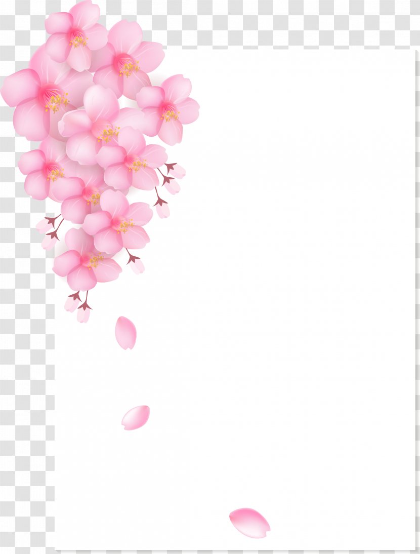 Paper Cherry Blossom Clip Art - Floral Design - Bouquet Transparent PNG