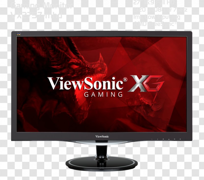 LCD 54.6 Cm (21.5 ) ViewsonicVA2261H-8EEC B ;1920 X 1080 PixFull HD5 MsHDMI , VGA, Audio Stereo (3.5 Mm Computer Monitors FreeSync ViewSonic XG01 - Viewsonic Xg01 - Refresh Rate Transparent PNG