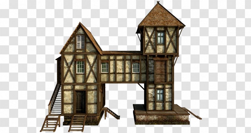 Middle Ages Medieval Household - Information - Wooden House Free Download Transparent PNG