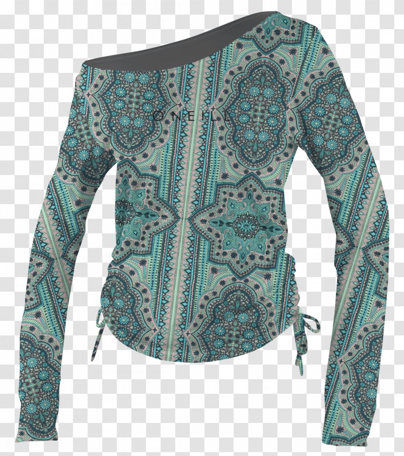 Sleeve Clothing Wetsuit Spandex T-shirt - Aqua Transparent PNG