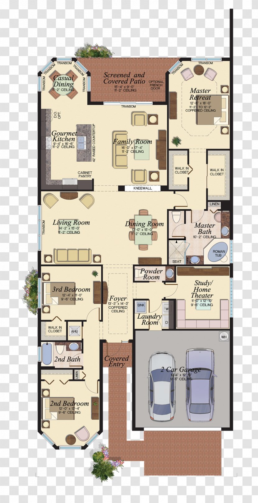 Floor Plan House - Valencia Drive Transparent PNG