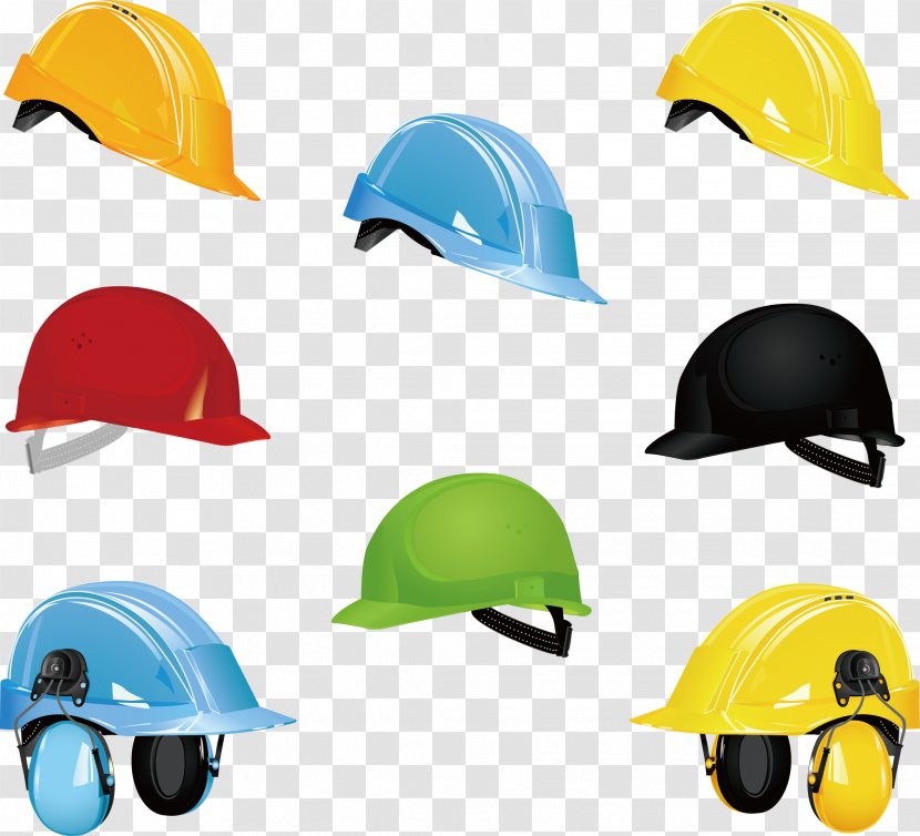 Motorcycle Helmet Safety Hard Hat - Bicycle Clothing - Construction Helmets Transparent PNG